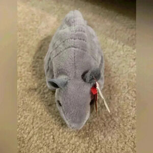 Ty Original Beanie Baby Babies Tank Armadillo 9 Line Shell 4031 Retired 1995